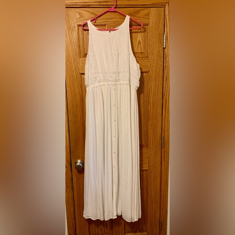 White dress with sparkles